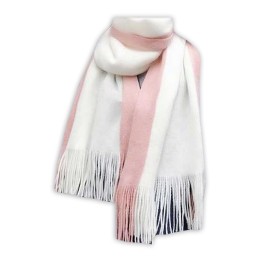 SKSL024 manufacturing long thick warm scarf design tassel bi-color scarf supplier SKSL024 manufacturing long thick warm scarf design tassel bi-color scarf supplier